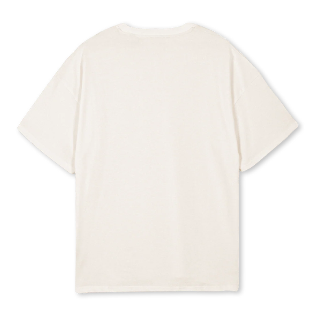 BRWN Vintage White Oversized Tee. - Image 2