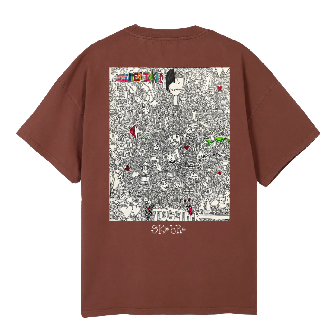 BRWNXINTRXSKO Vintage Brown Oversized Tee. - Image 2