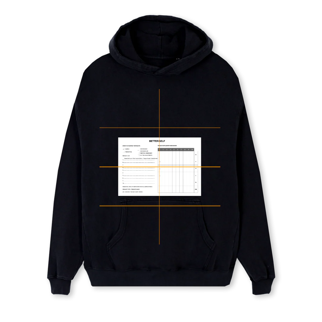 BSC Black Regular Hoodie.