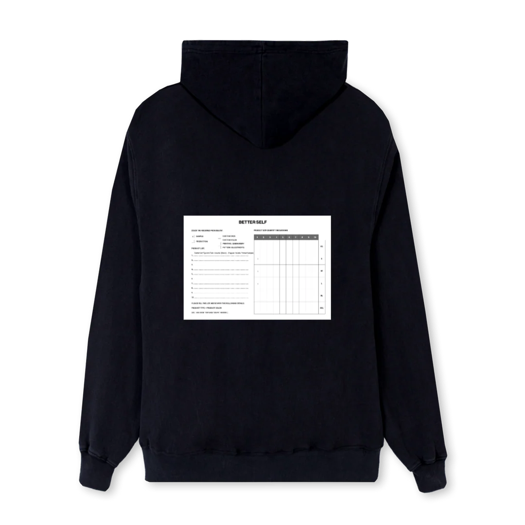 BSC Black Regular Hoodie. - Image 2