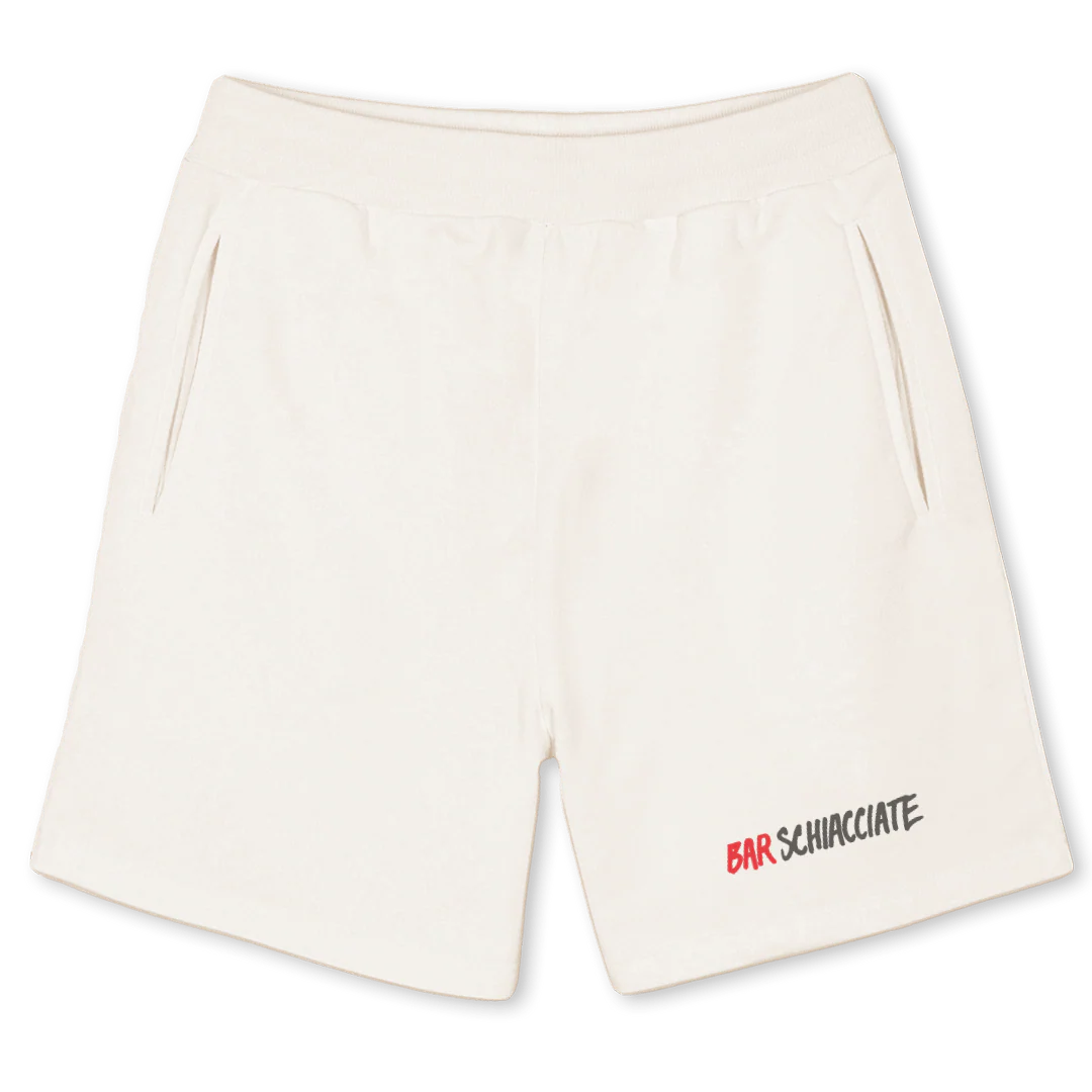 BSCHIASHORTSVINTBLK Vintage White Sweatshorts.