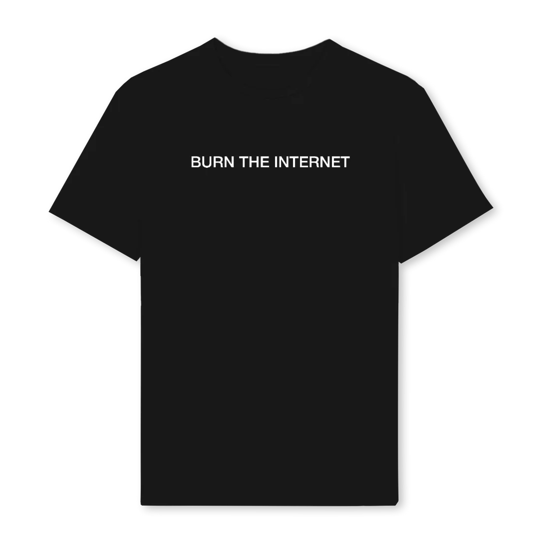 BTIHELVETICA Black Regular Tee.