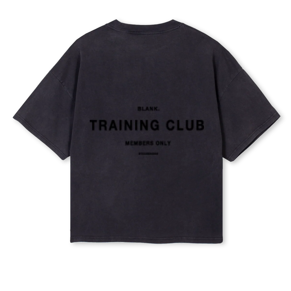 BTRANINGCLUB Vintage Black Oversized Boxy Tee. - Image 2