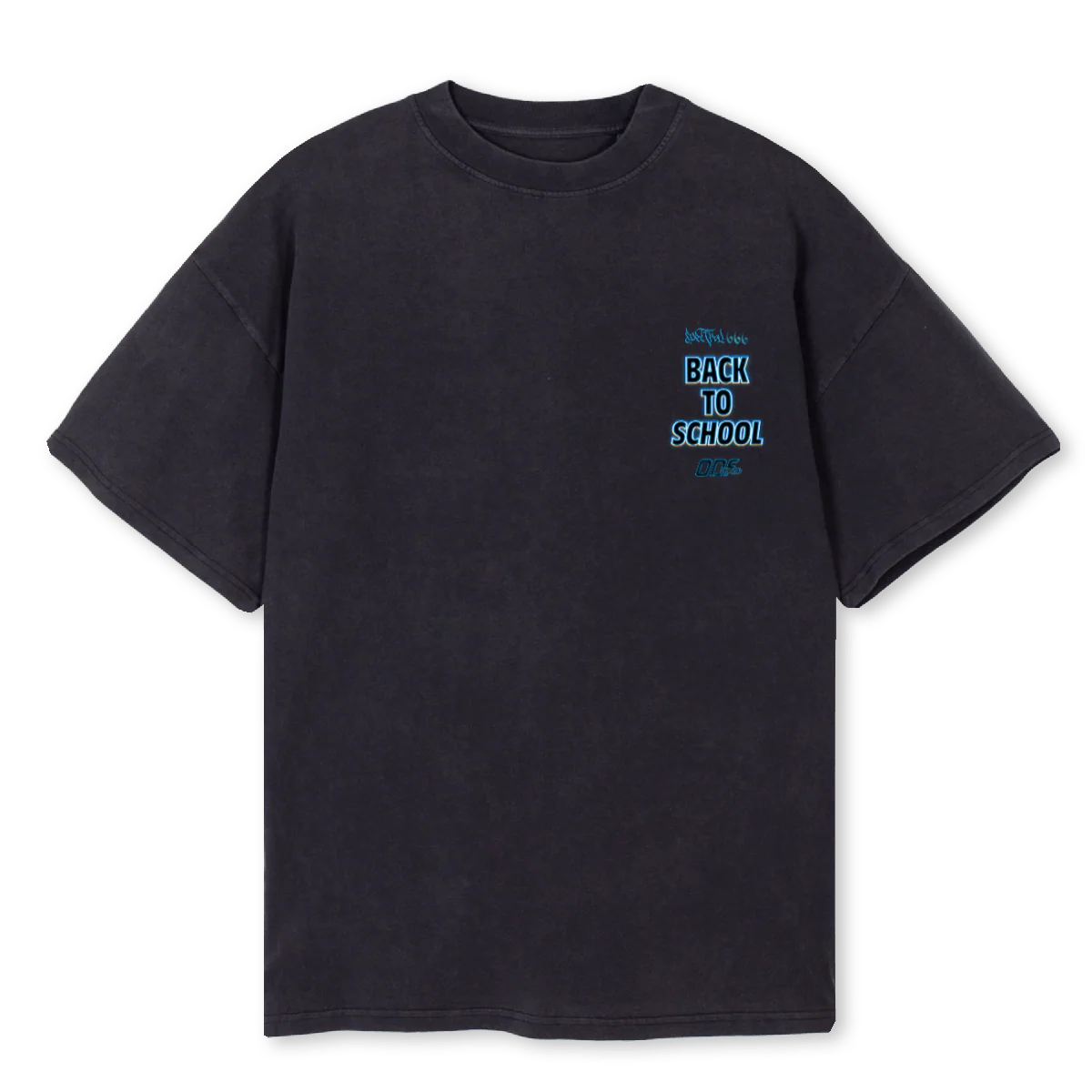 BTSII Vintage Black Oversized Tee.