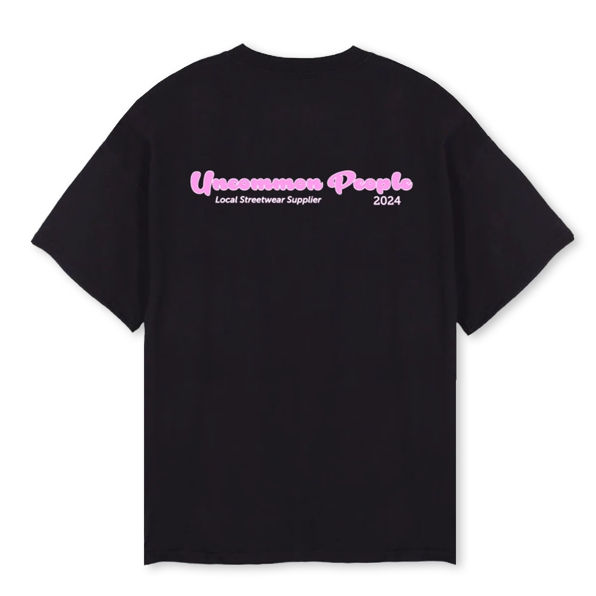 BUBBLE_1 Black Oversized Tee. - Image 2