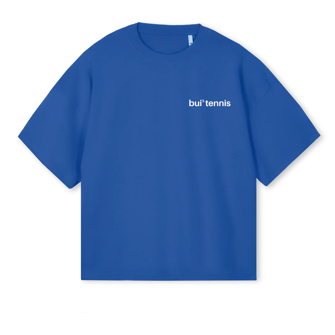 BUI Cobalt Blue Oversized Boxy Tee.