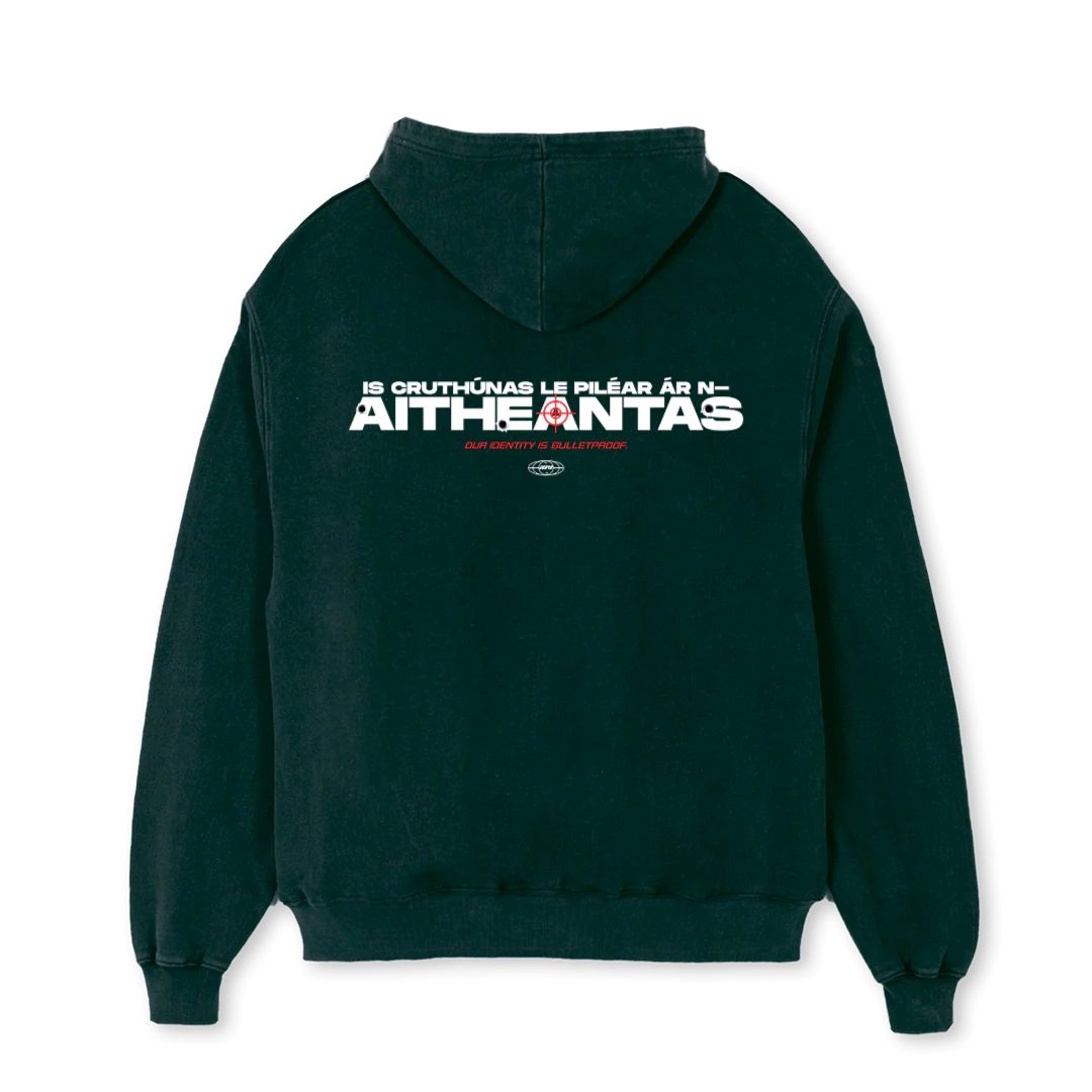 BULLET  Wild Green Oversized Hoodie. - Image 2