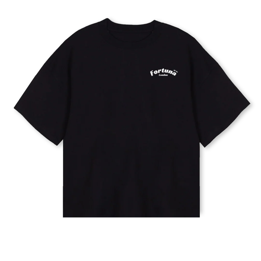 BULLI Black Oversized Boxy Tee.