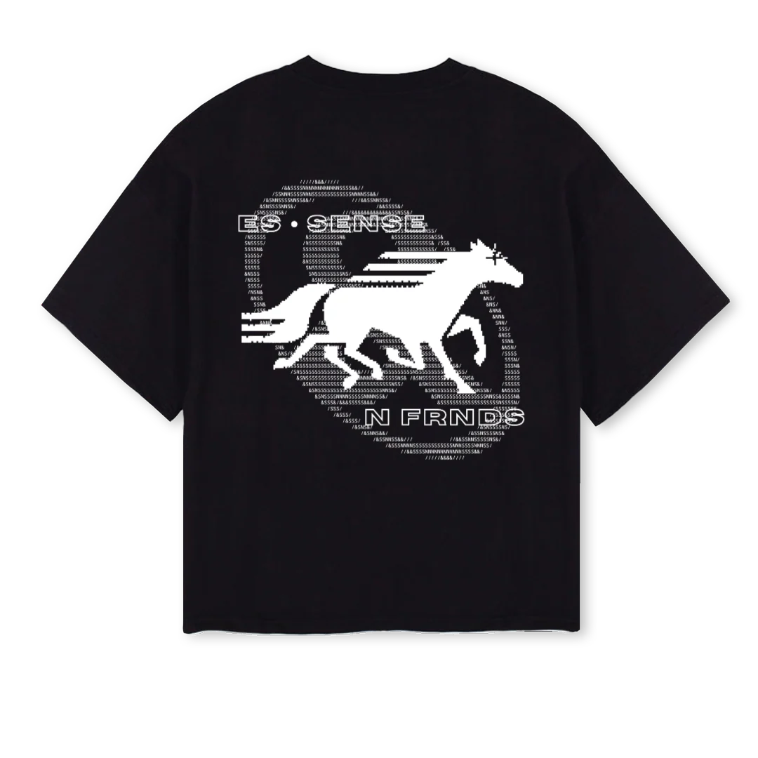 BULLSEYE Black Oversized Boxy Tee. - Image 2