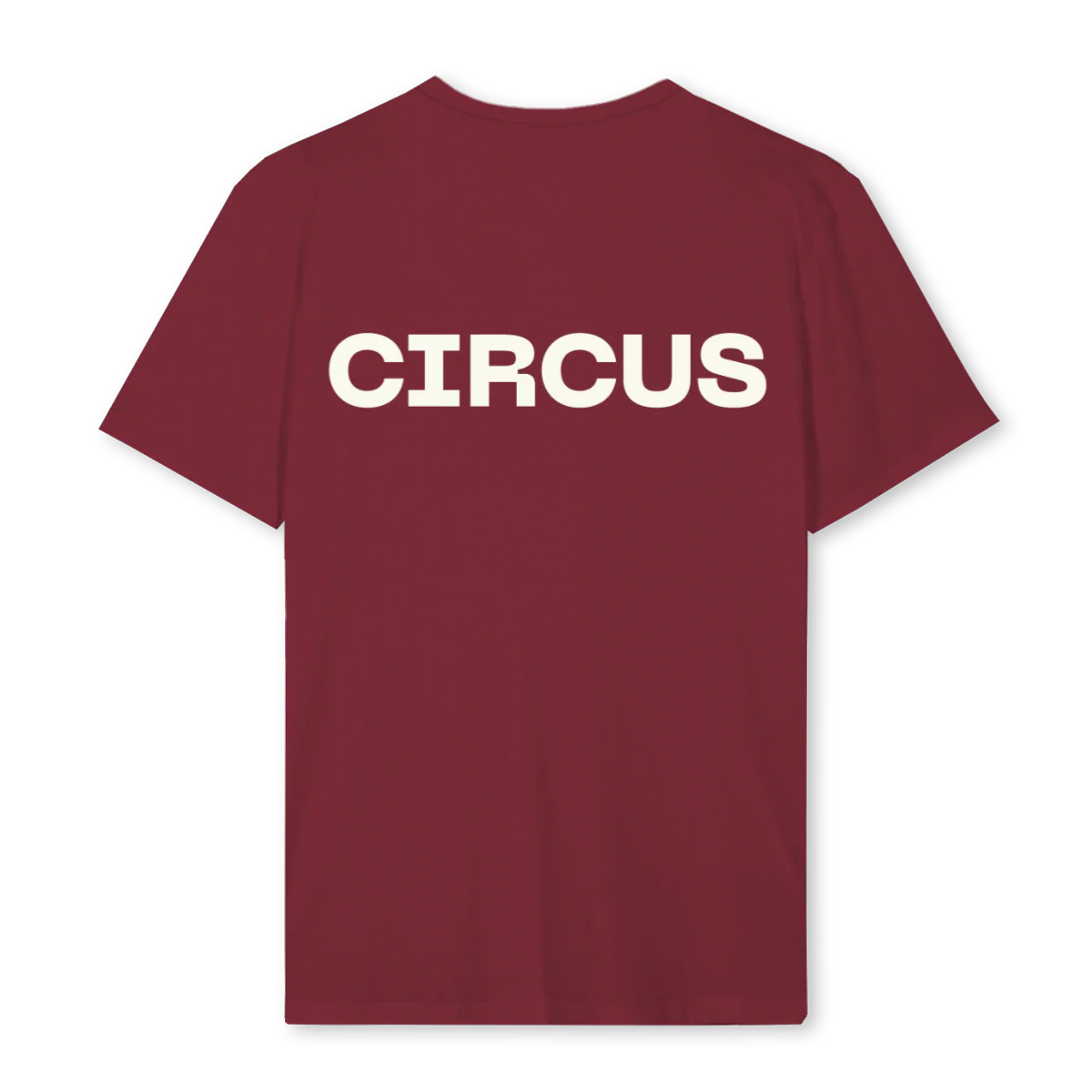 BURGCIRCUS Burgundy Regular Tee. - Image 2
