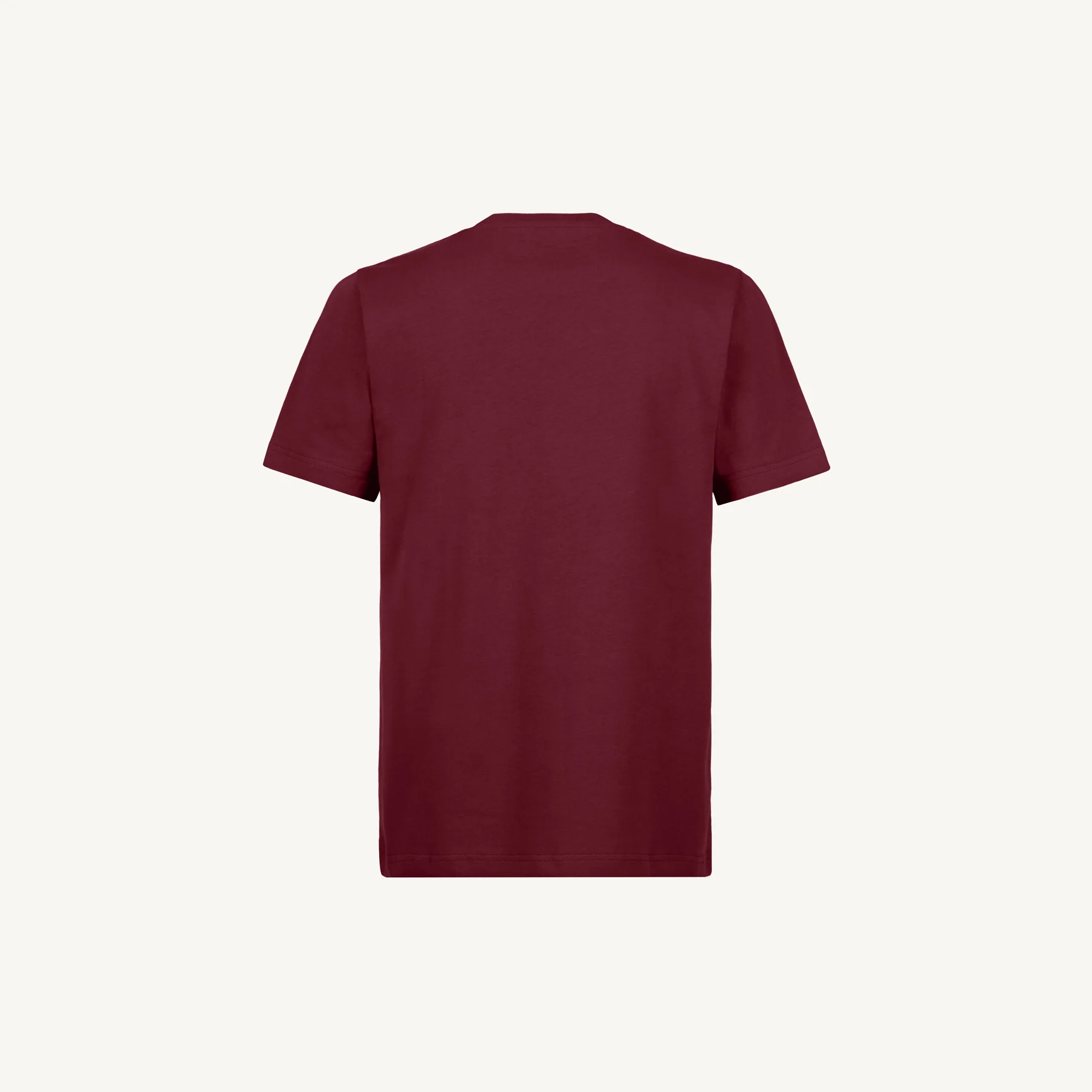 Burgundy Regular Tee. - Image 4