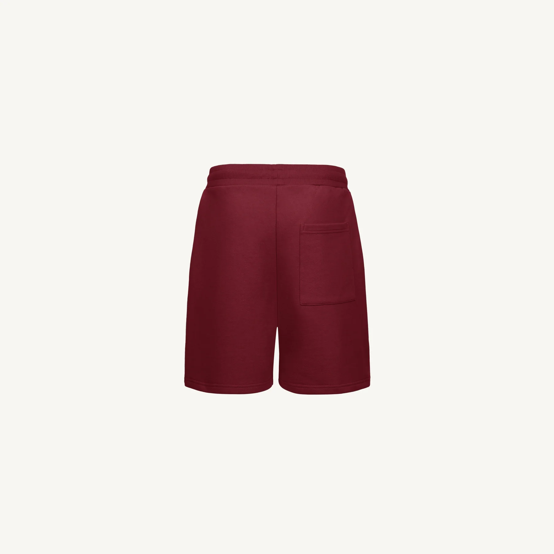 Burgundy Relaxed Sweatshorts. - Image 10
