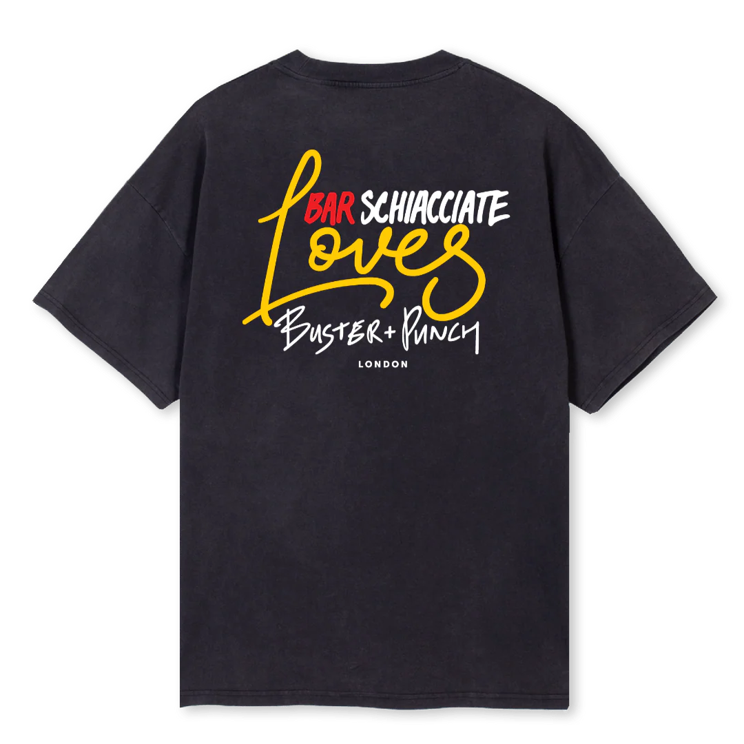 BUSTERPUNCHVBLKTEE Vintage Black Oversized Tee. - Image 2
