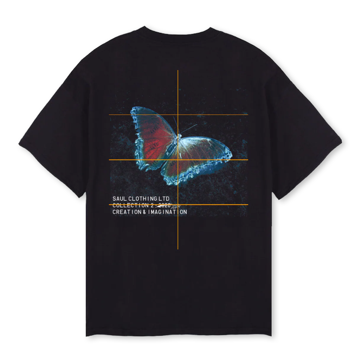 BUTTERFLYB Black Oversized Tee. - Image 2