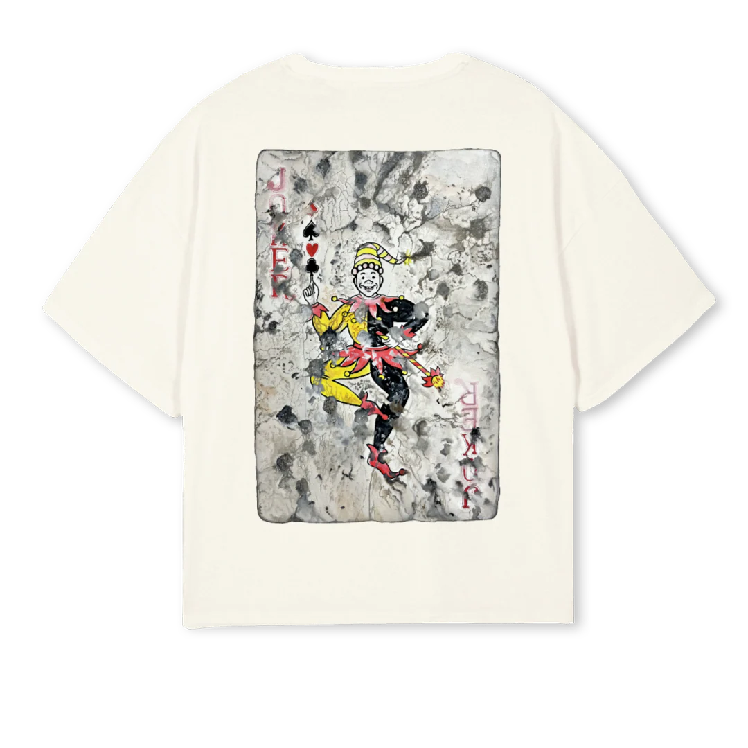BUYA DAVOR Cream Oversized Boxy Tee. - Image 2