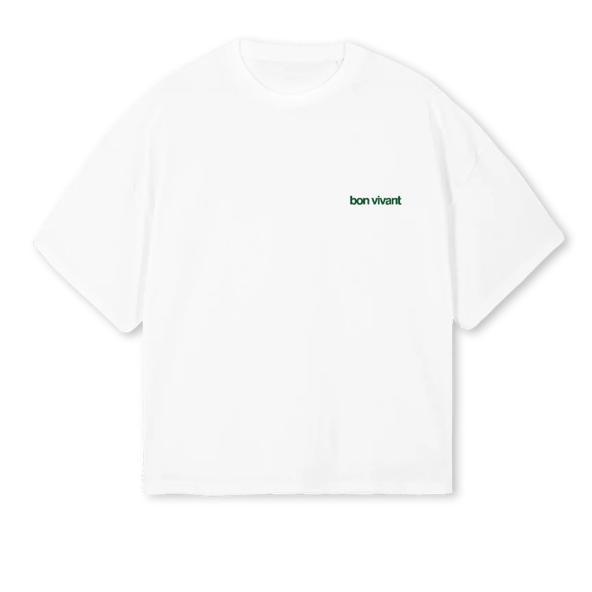 BVG DFN_BOXY White Oversized Boxy Tee.