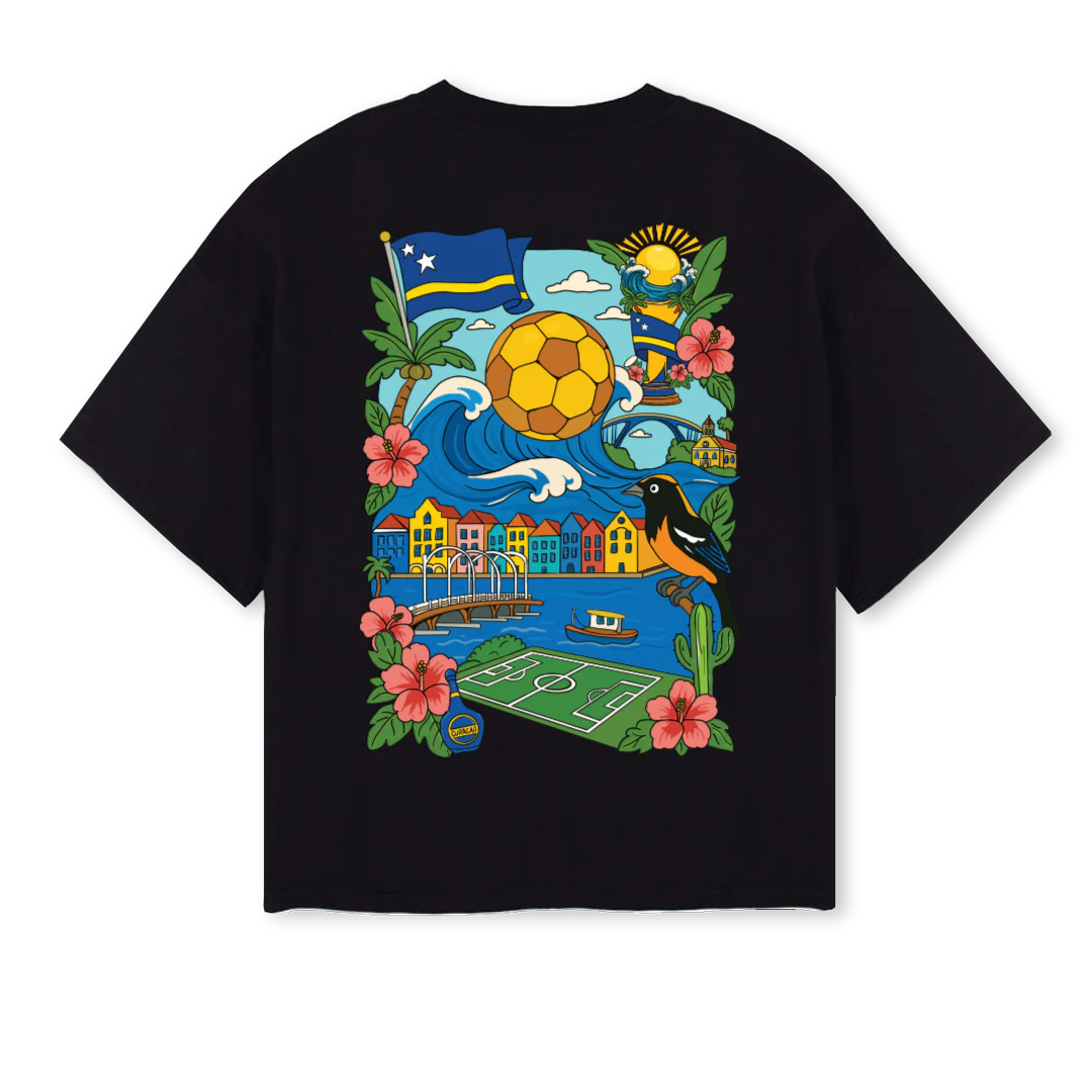BFTMCURPEE Black Oversized Boxy Tee. - Image 2
