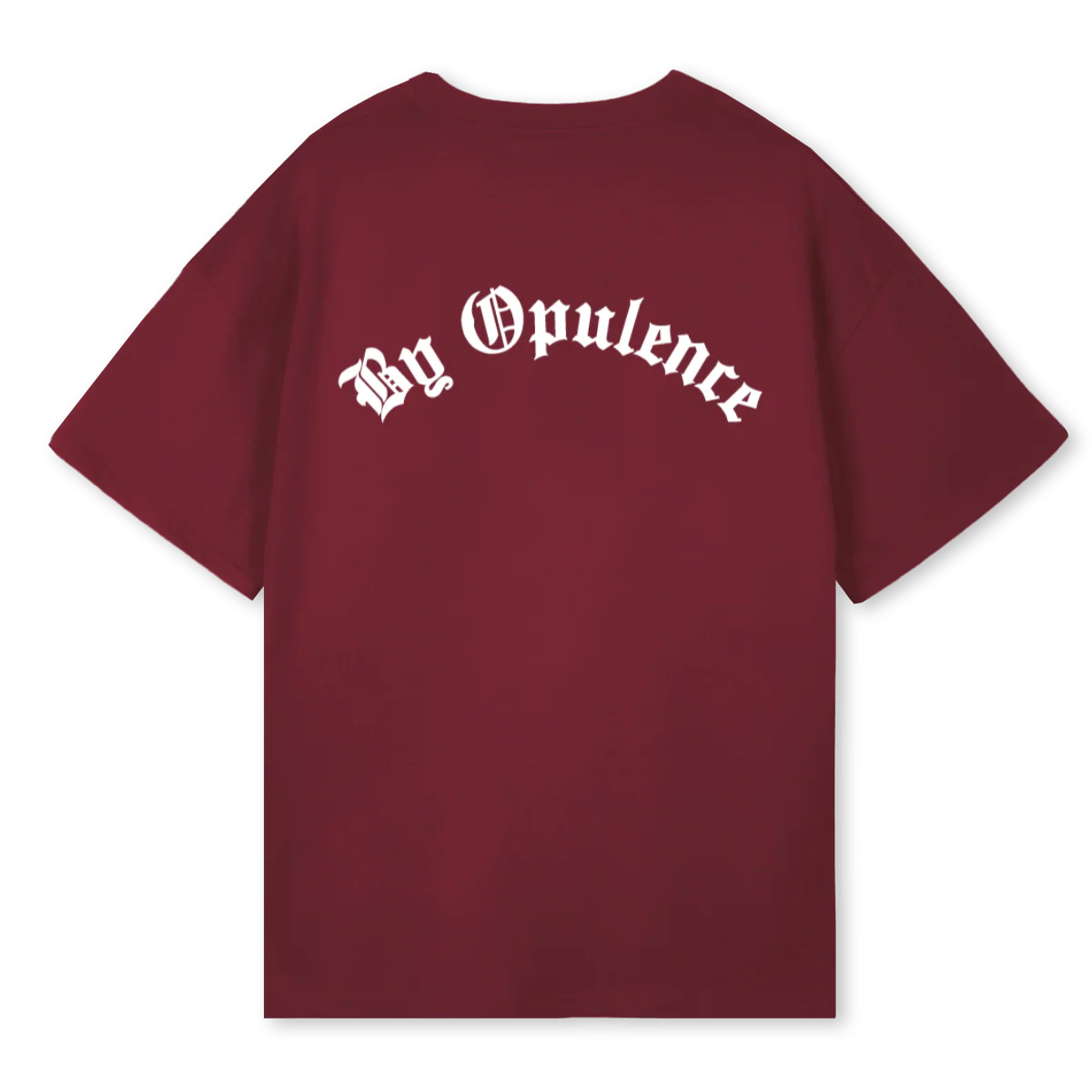 BYOPBURGANDYOT Burgundy Oversized Tee. - Image 2