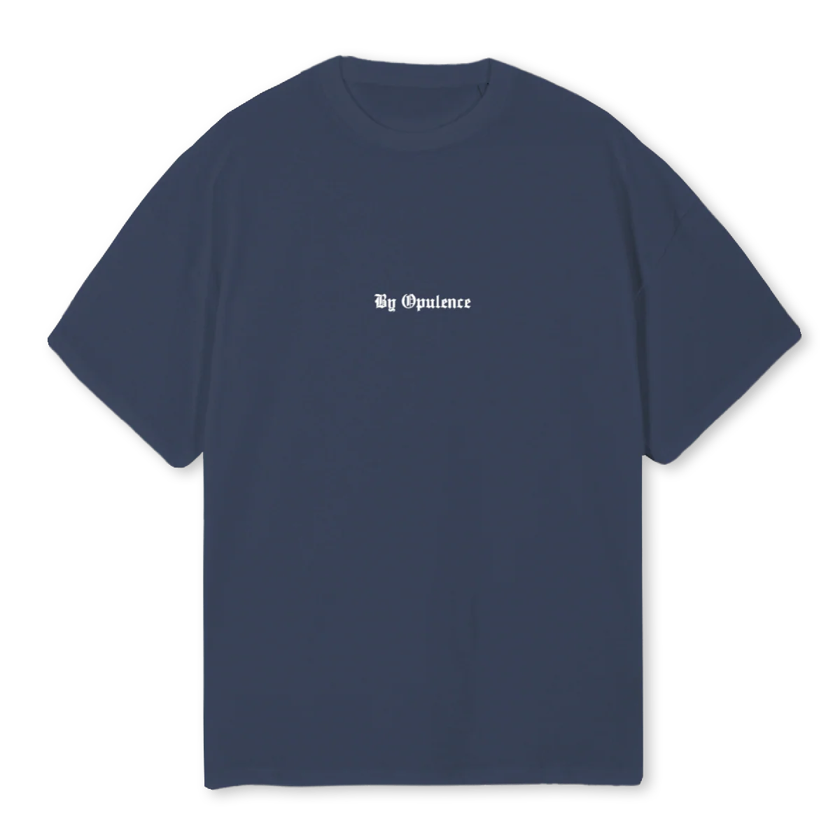 BYOPNAVYOT Navy Blue Oversized Tee.
