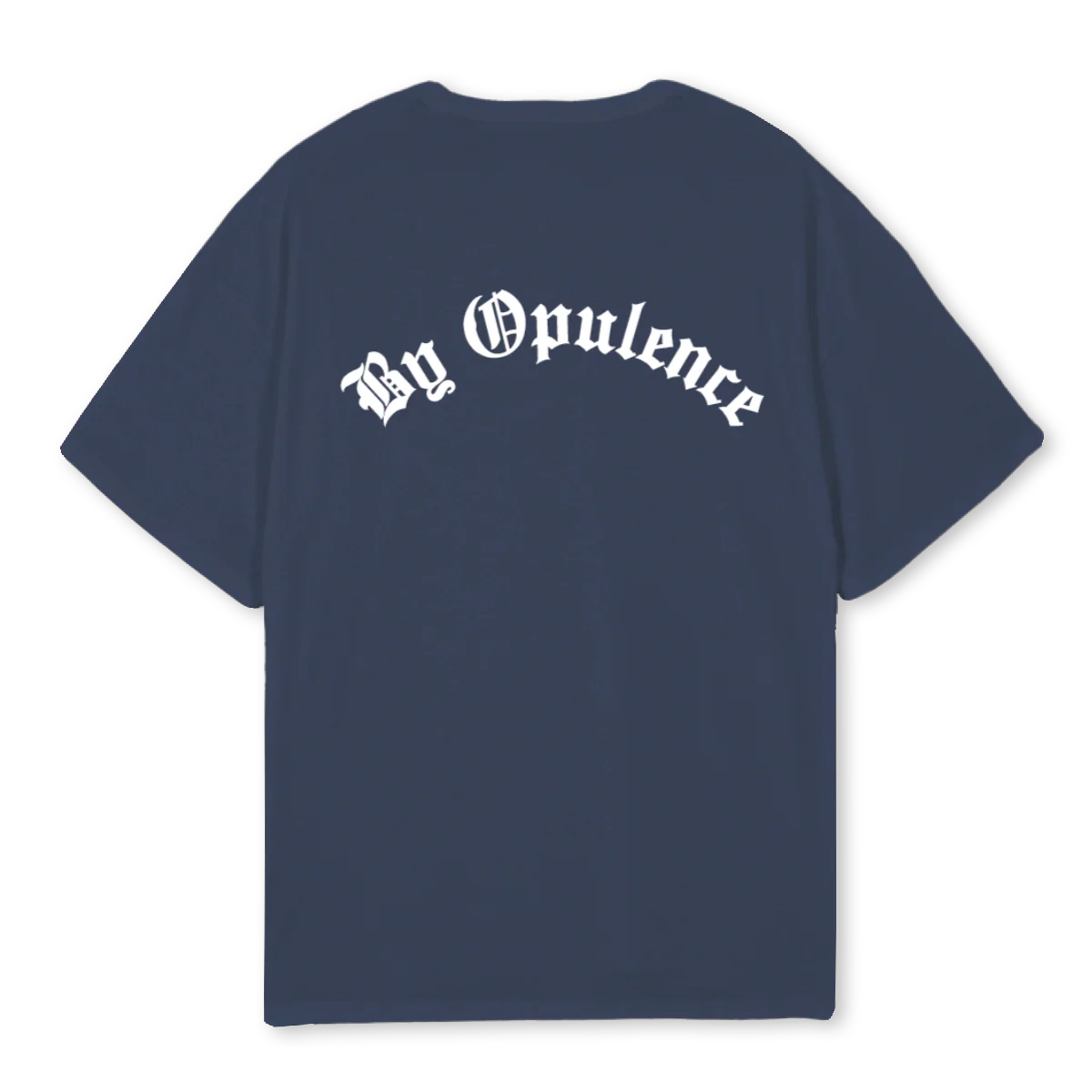 BYOPNAVYOT Navy Blue Oversized Tee. - Image 2