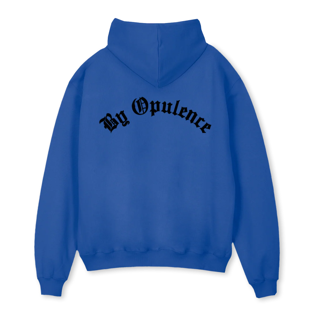 BYOPULENCECURVE Cobalt Blue Oversized Hoodie. - Image 2