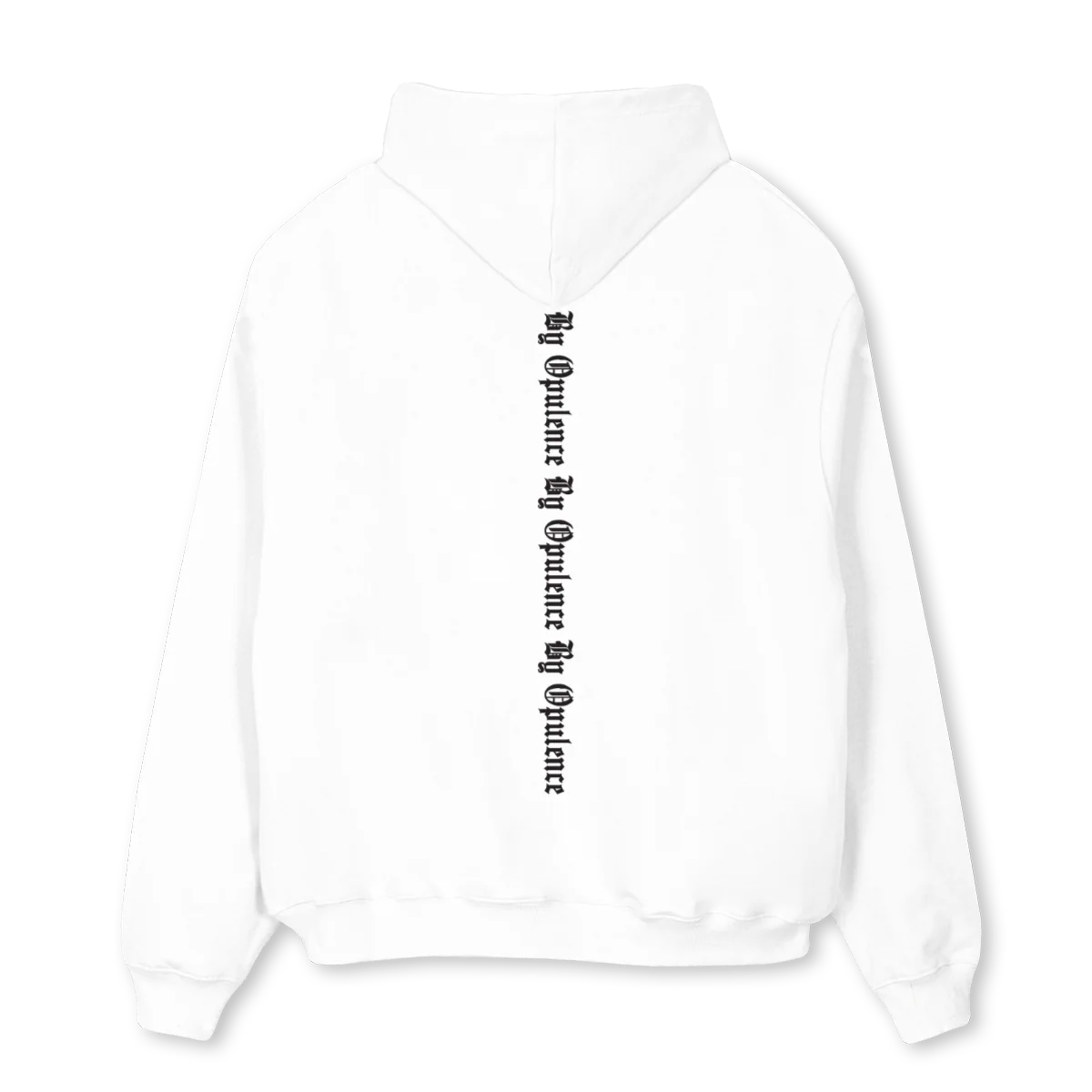 BYOPULENCEHOOD White Oversized Hoodie. - Image 2