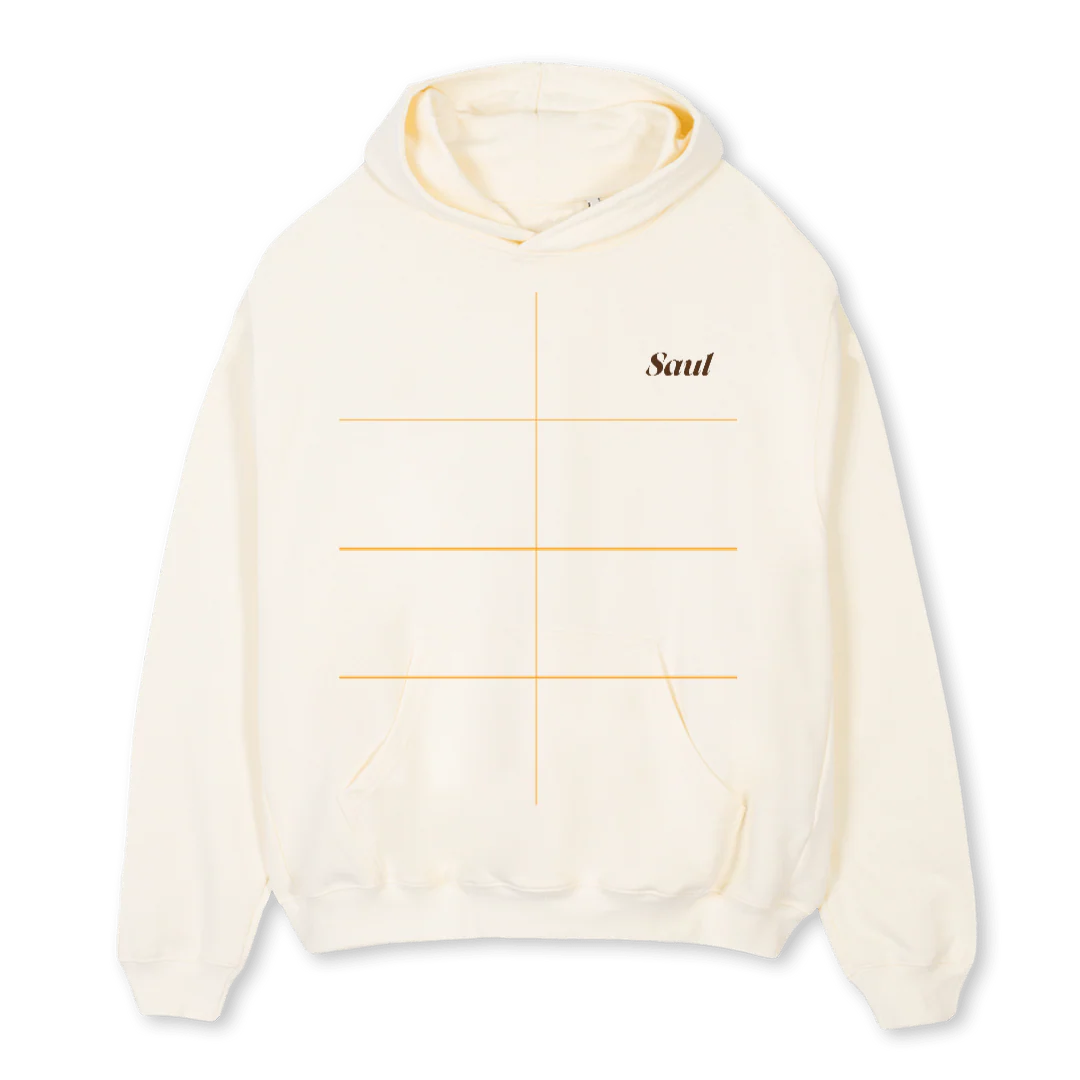 C H Cream Oversized Hoodie.