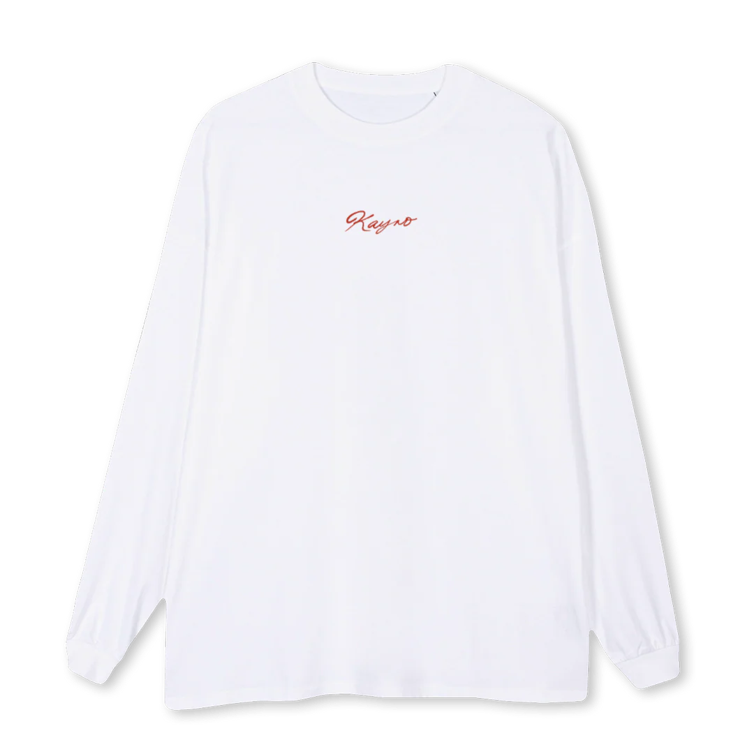 CABALLOT White Oversized LS Tee.