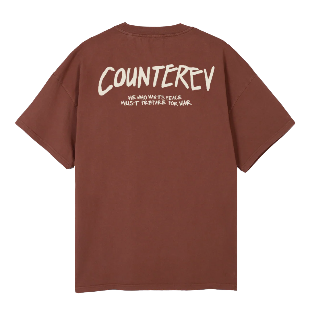 CACTUSTEE Vintage Brown Oversized Tee. - Image 2