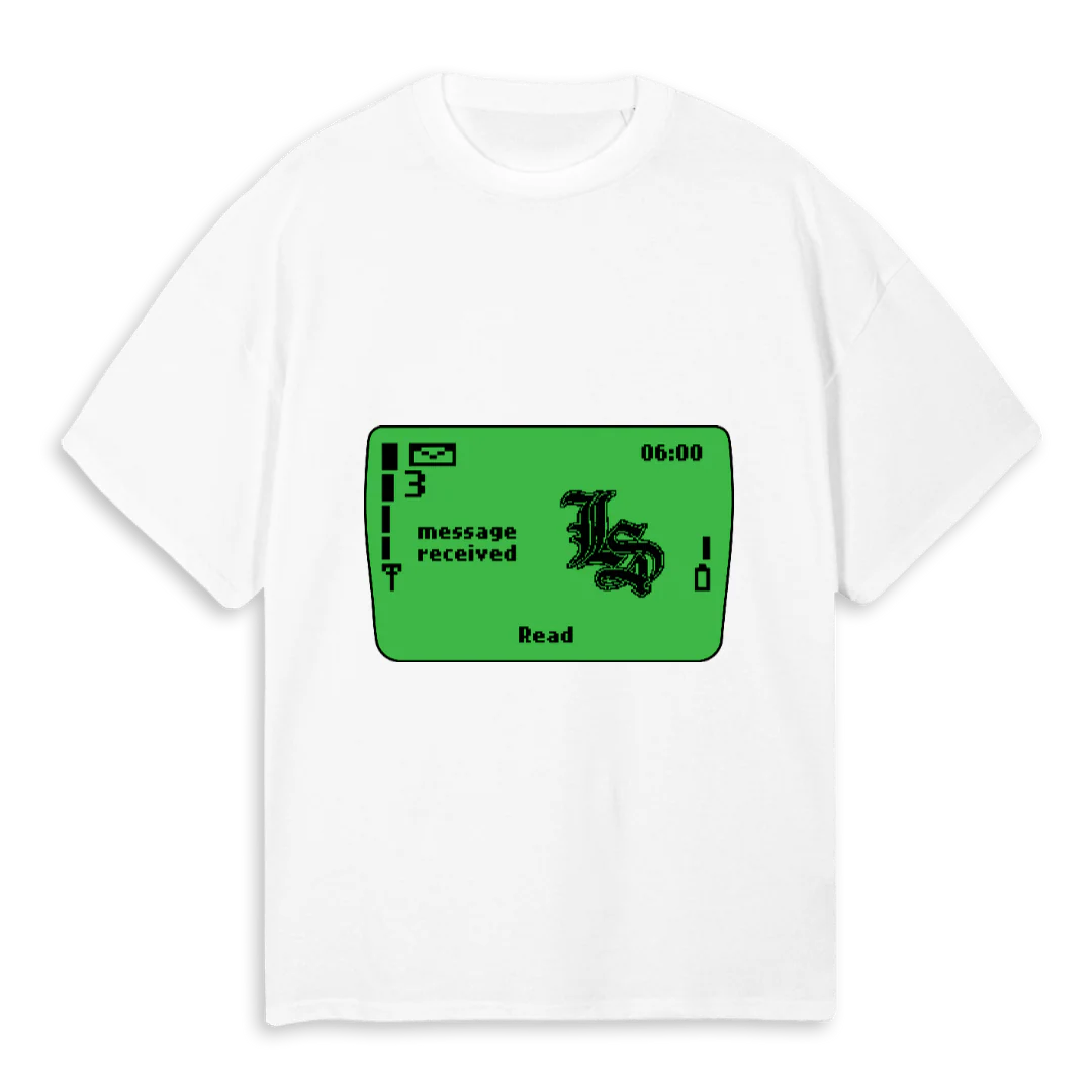 CALLMELS White Oversized Tee.