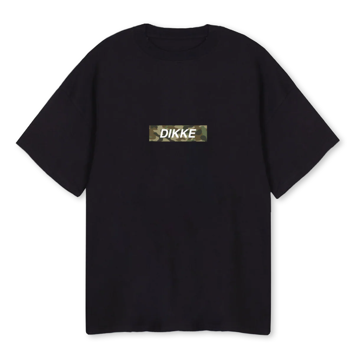 CAMOLS Black Oversized Tee.