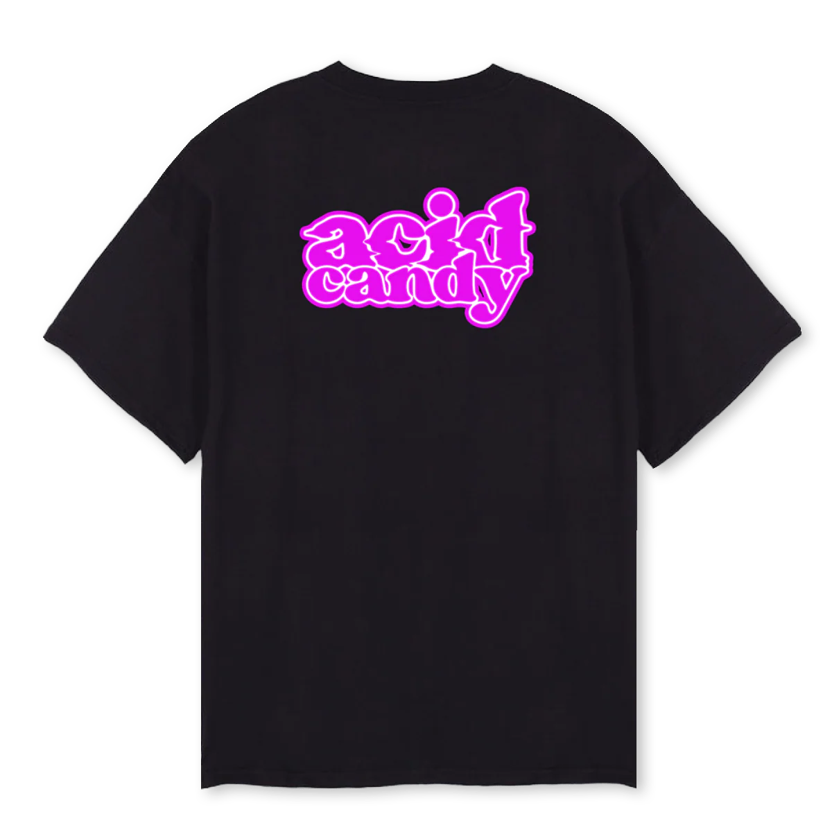 CANDYACIDBLACK Black Oversized Tee. - Image 2