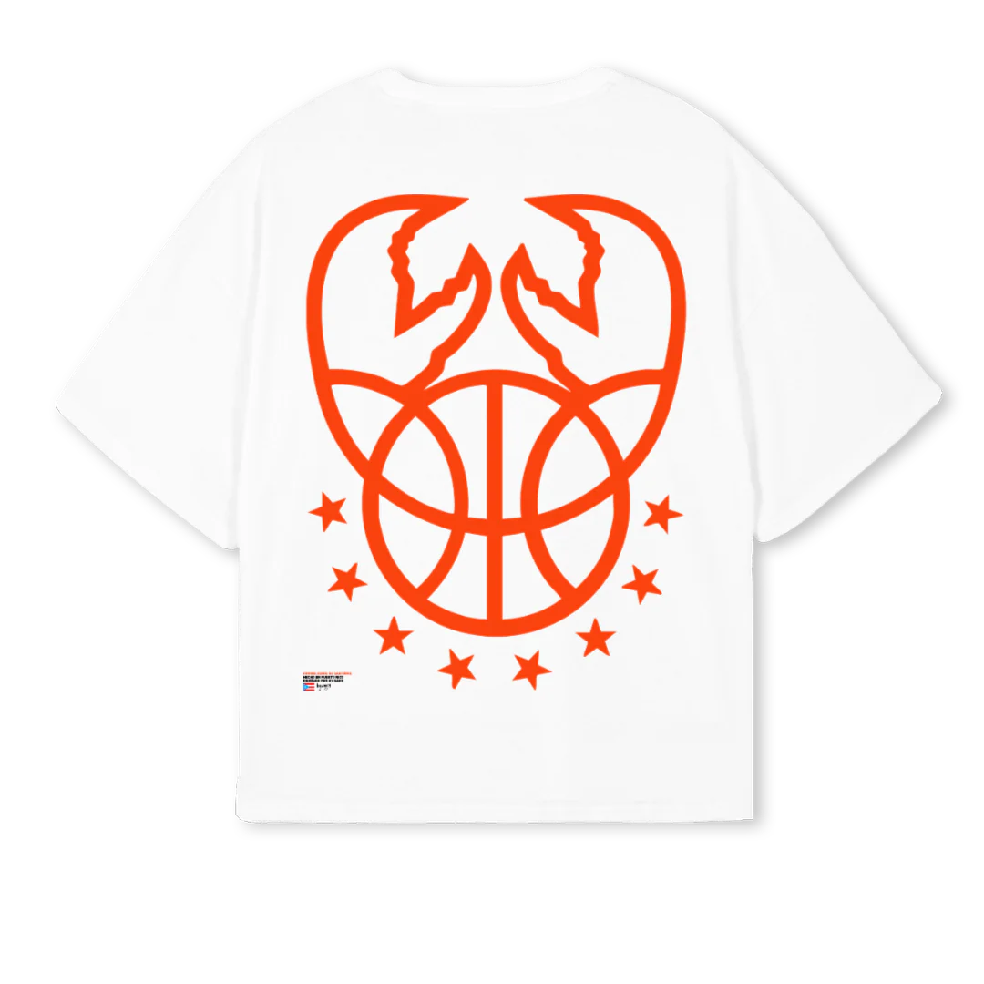CANGREJO White Oversized Boxy Tee. - Image 2