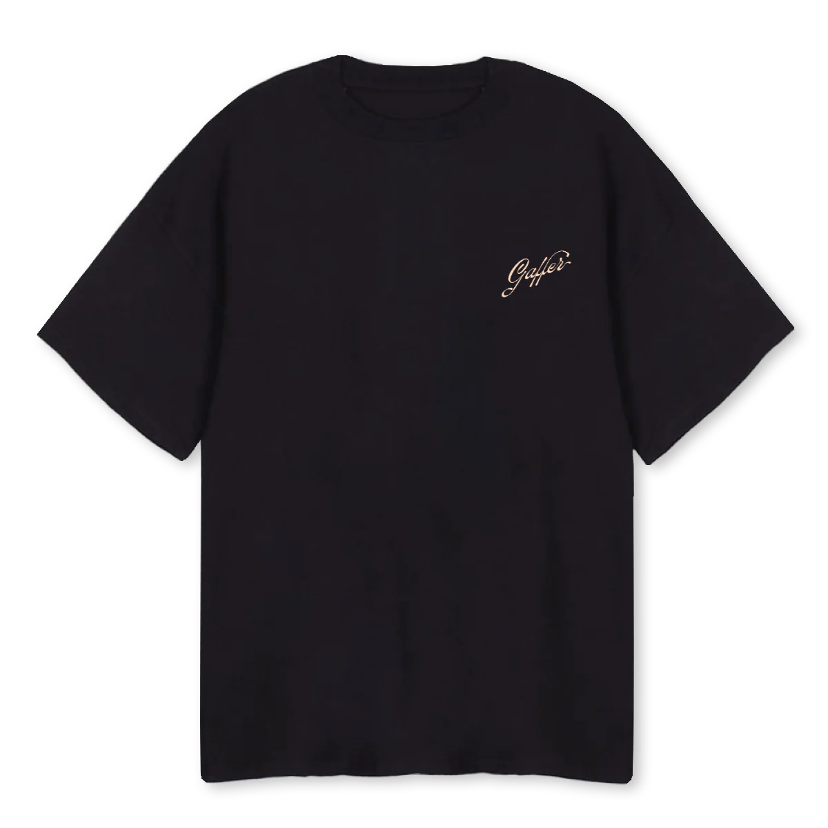 CANNESBLACK Black Oversized Tee.