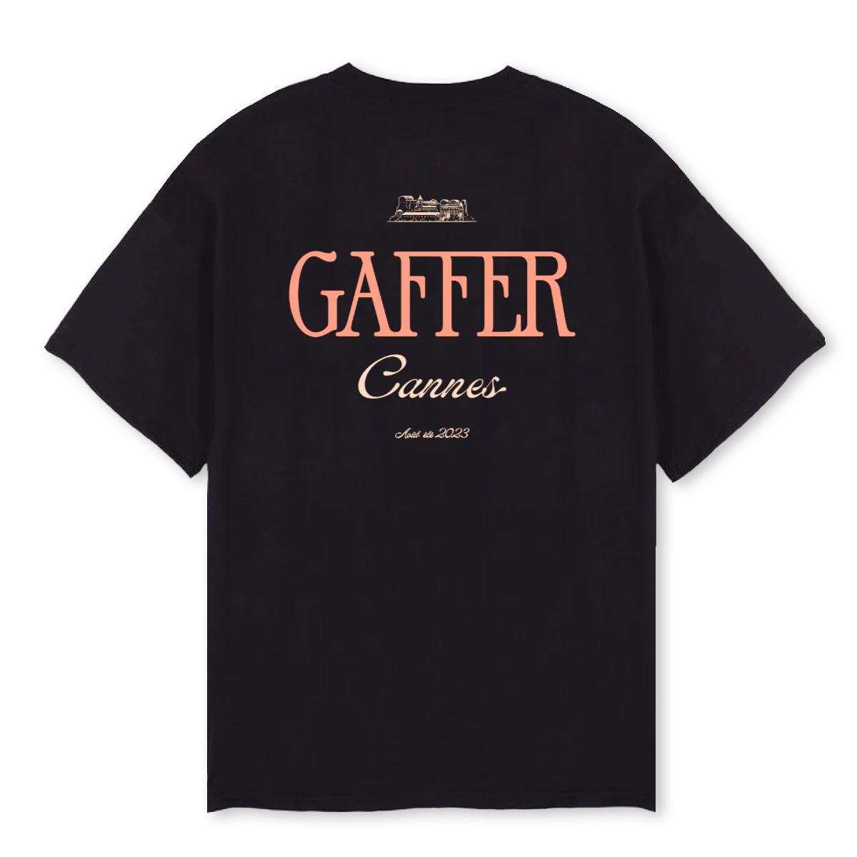 CANNESBLACK Black Oversized Tee. - Image 2