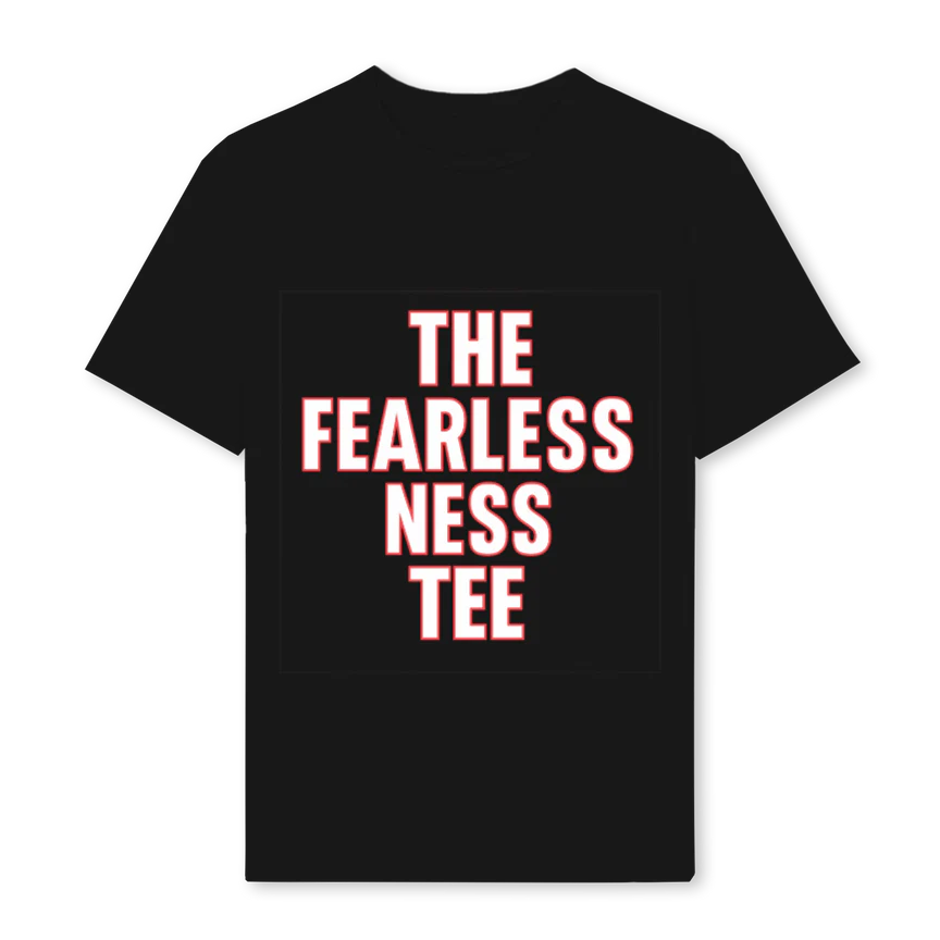 FEARLESSNESSTEEOSXS_REG Black Regular Tee
