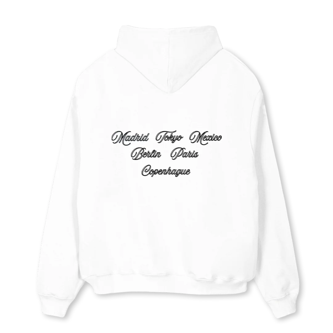 CAPITALESBLANCO White Oversized Hoodie. - Image 2