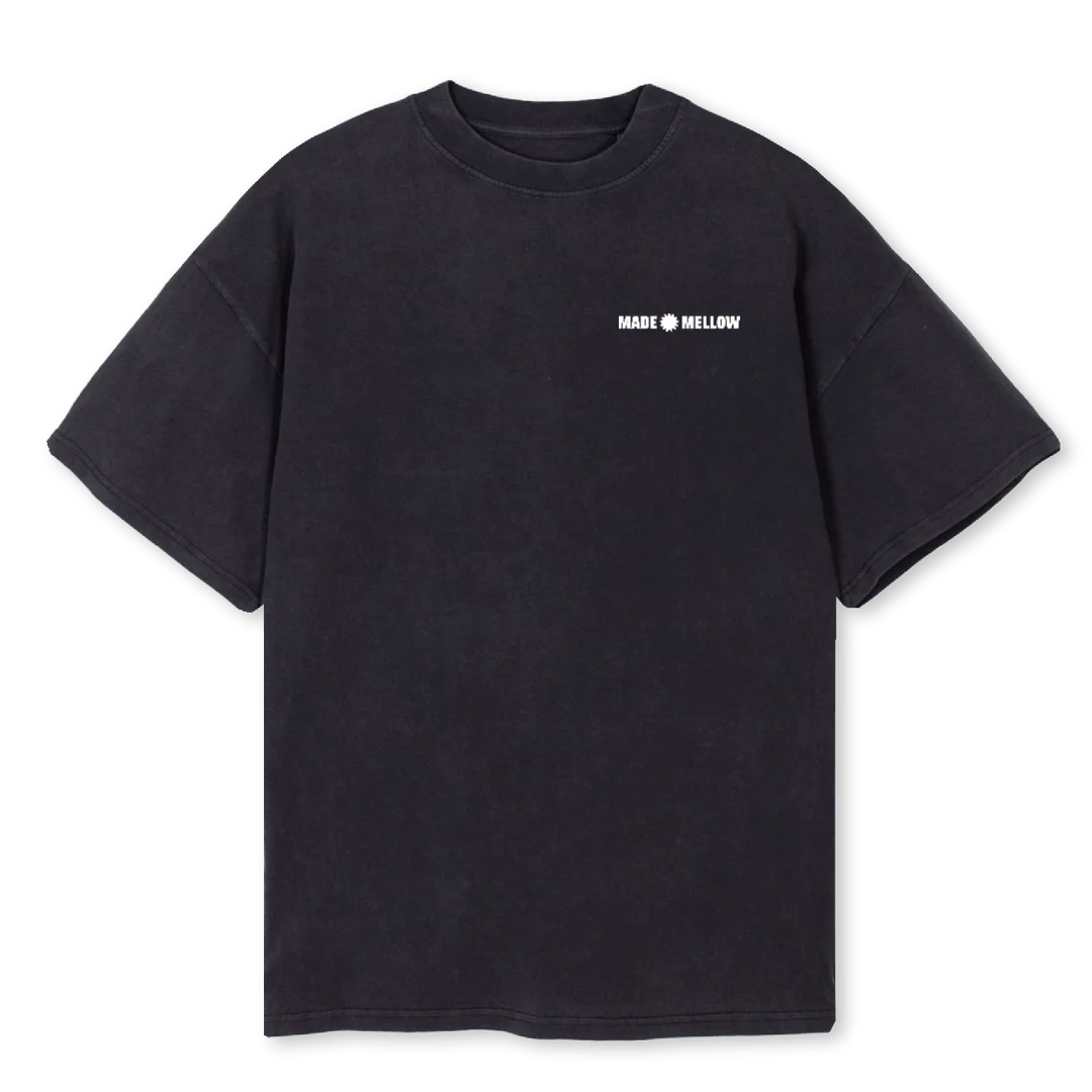 CAPITALM Vintage Black Oversized Tee.