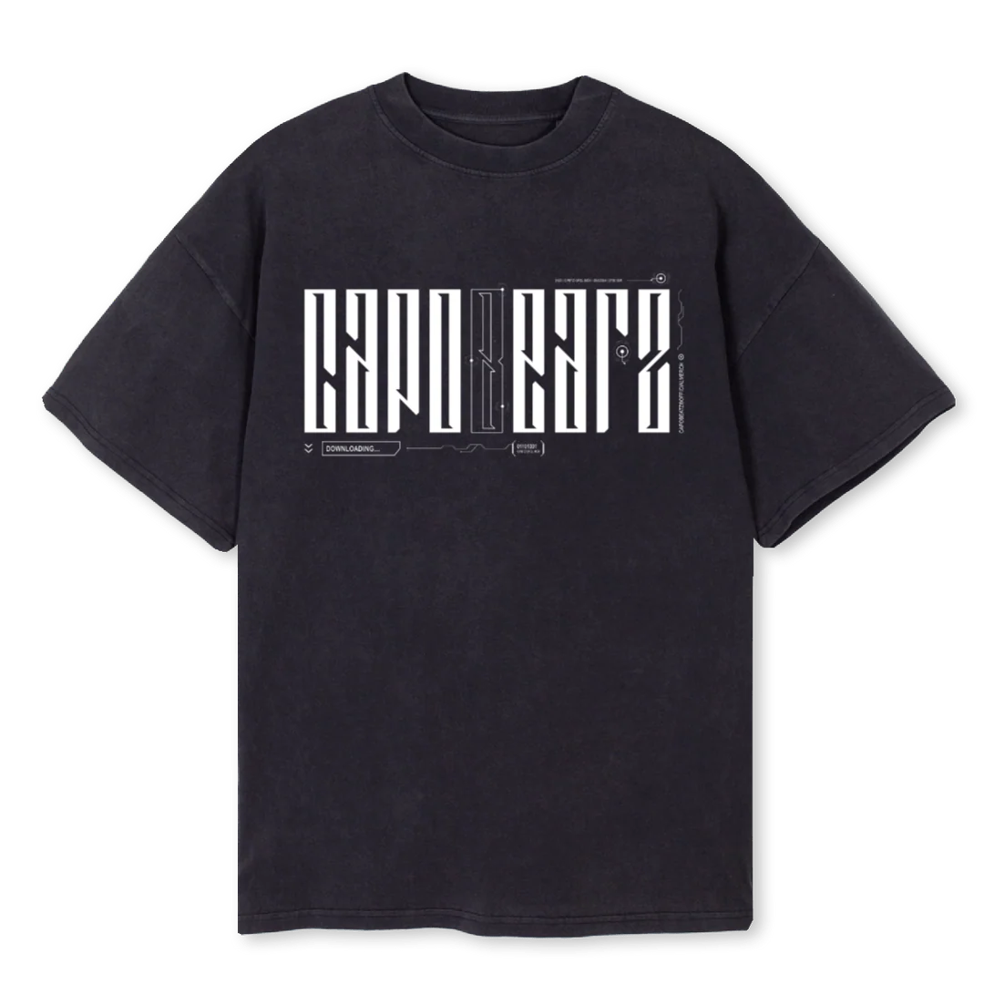 CAPOBEATZ TST Vintage Black Oversized Tee.