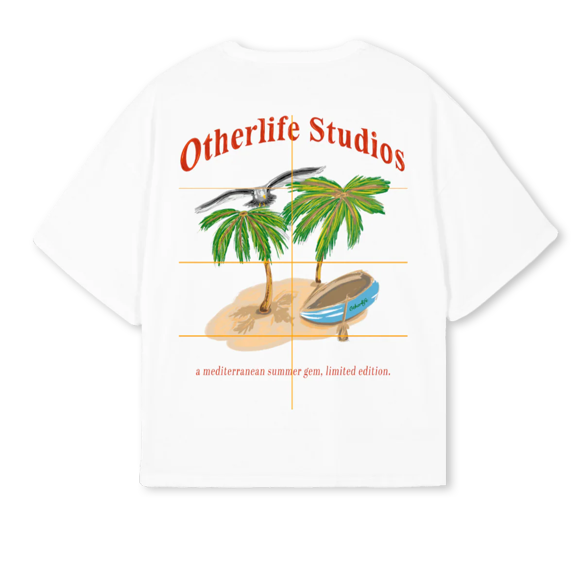 CAPSULAROJA White Oversized Boxy Tee. - Image 2