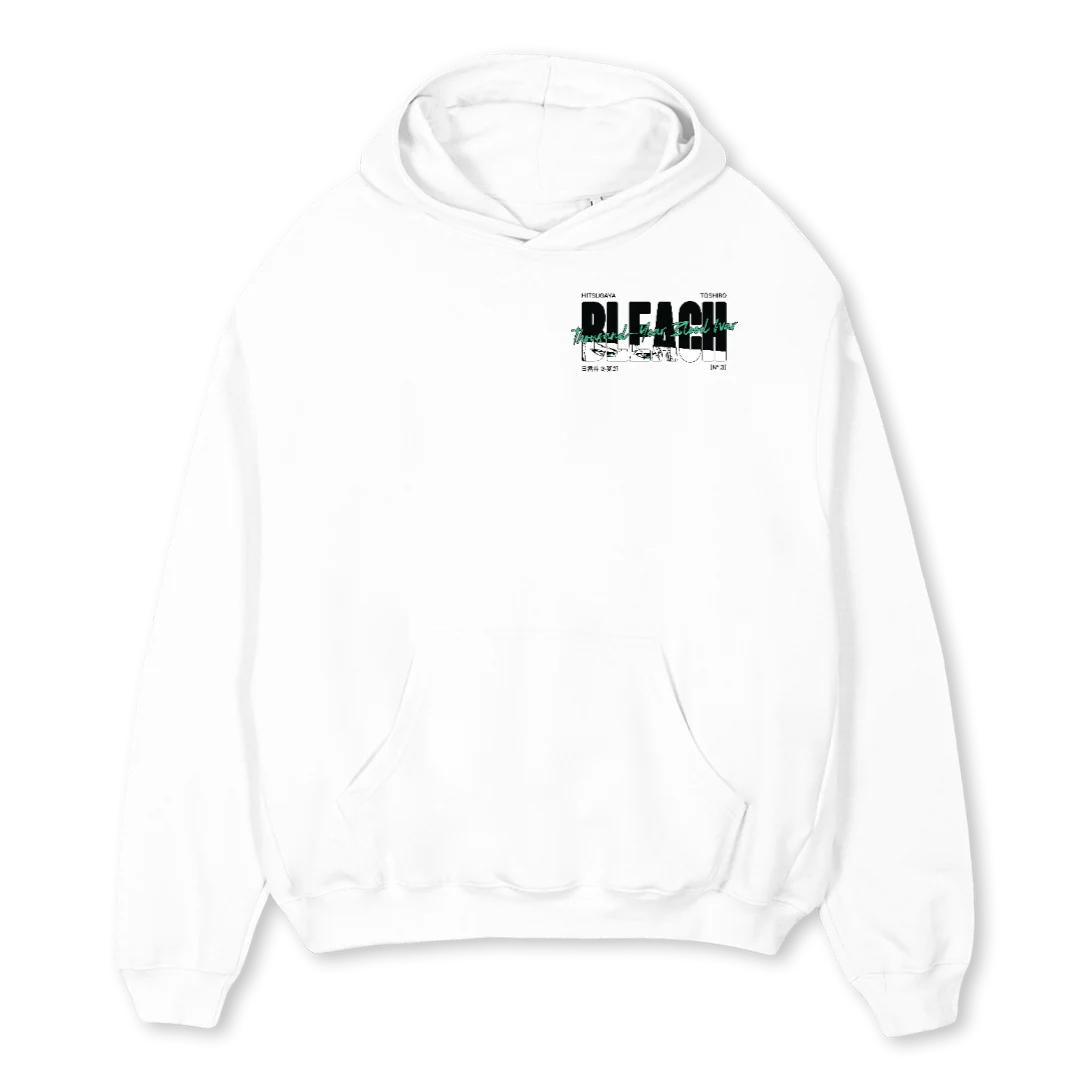 CAPTAIN TENTH DIVII White Oversized Hoodie.
