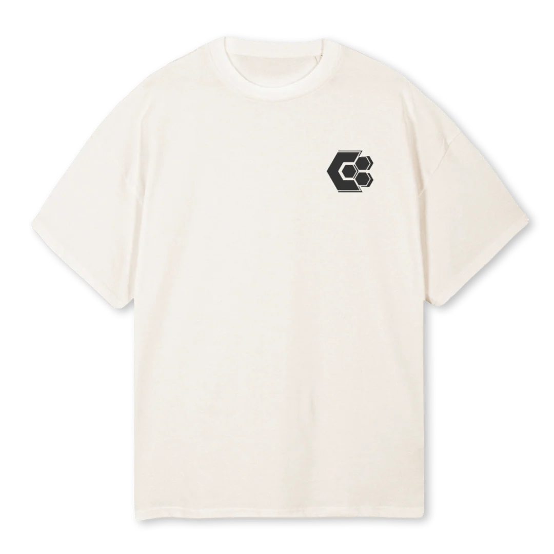 CARBN Vintage White Oversized Tee.