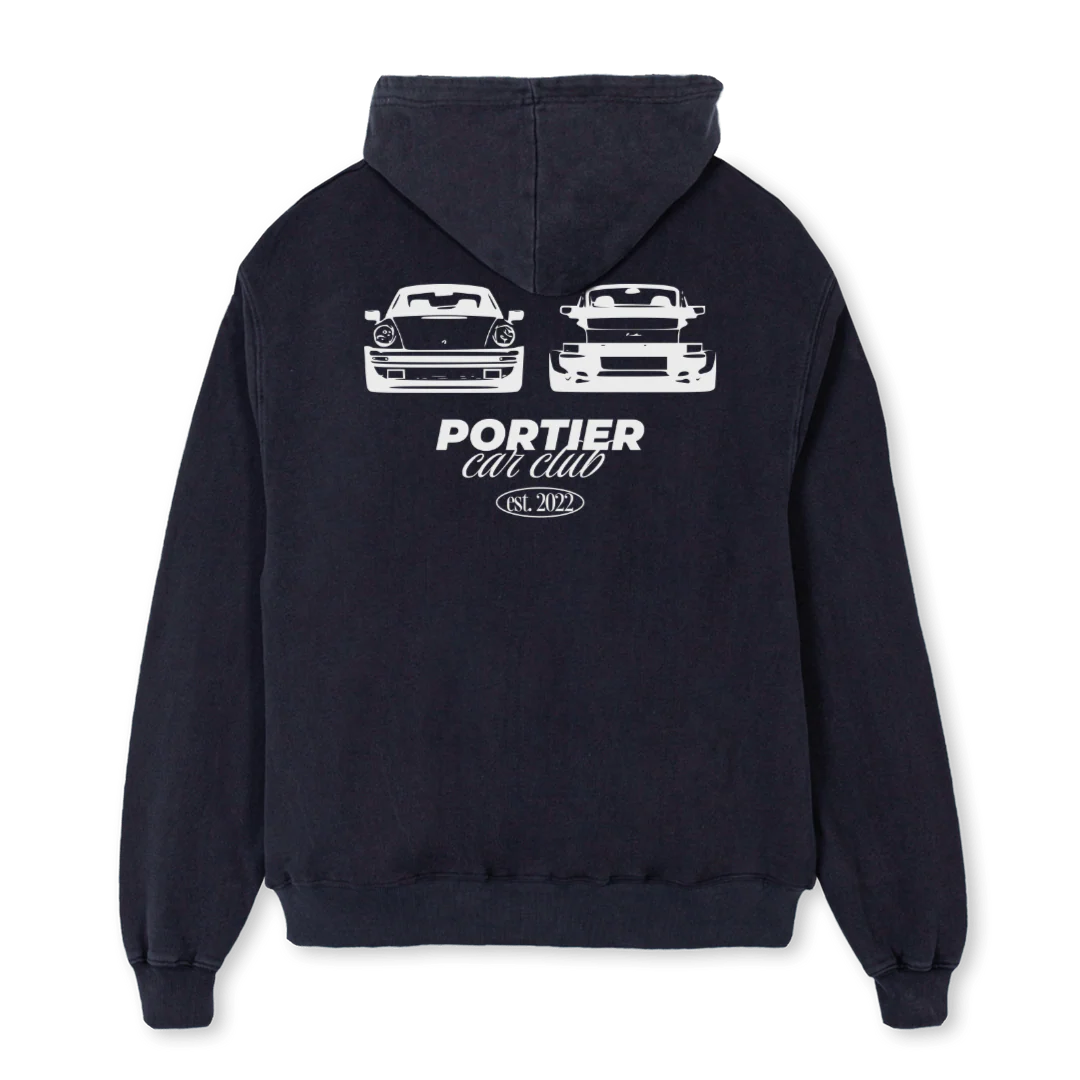 CARCLUBHOODIE Vintage Black Oversized Hoodie. - Image 2