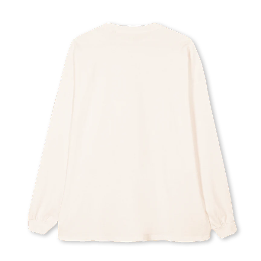 CARDS Vintage White Oversized LS Tee. - Image 2