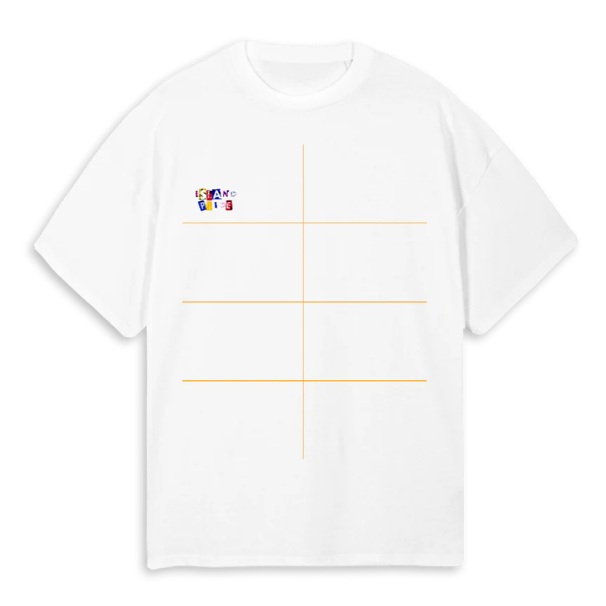 CARNIVAL White Oversized Tee.