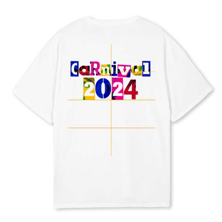 CARNIVAL White Oversized Tee. - Image 2