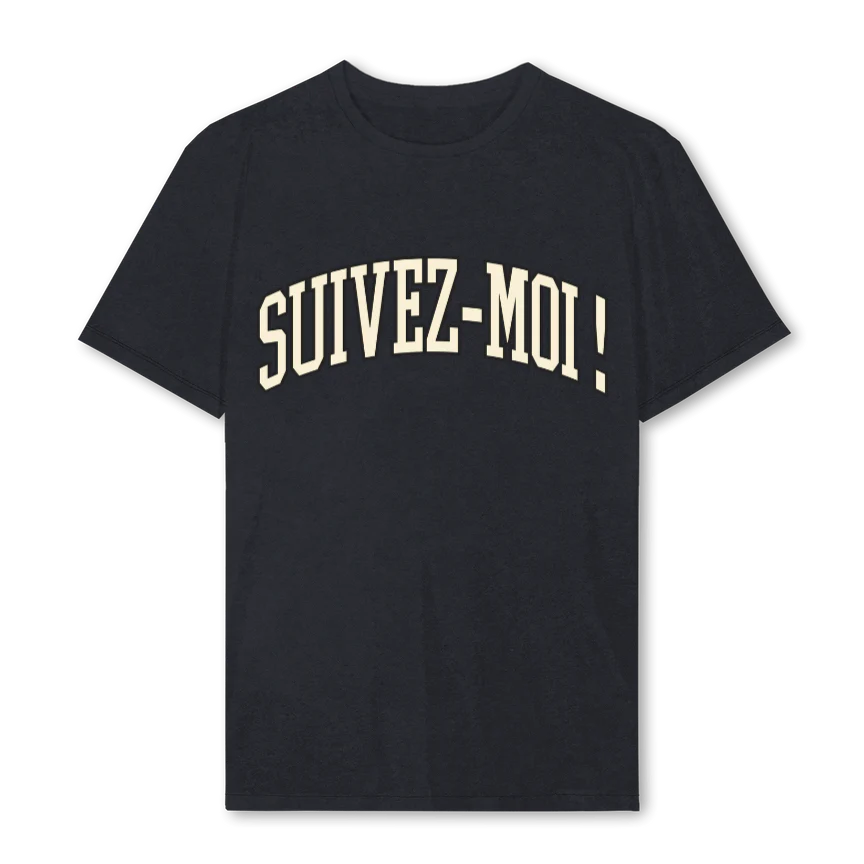 SUIVEZ MOI_VBR Vintage Black Regular Tee