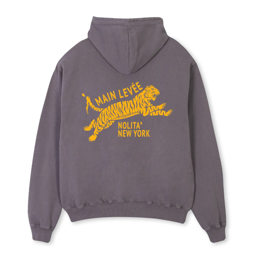 AMLCHINATOWN_PG Pigment Grey Oversized Hoodie - Image 2