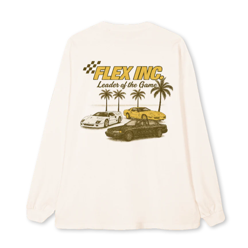 CARS Vintage White Oversized LS Tee. - Image 2