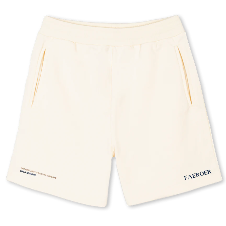 CASHORTSCREAM Cream Sweatshorts.